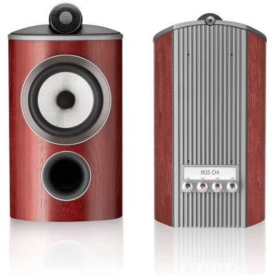 Bowers & Wilkins 805 D4 Studio-Grade Diamond Standmount Loudspeaker, Satin Rosenute - Pair