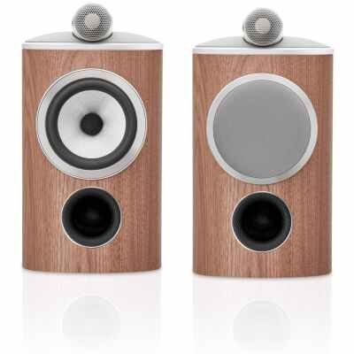 Bowers & Wilkins 805 D4 Studio-Grade Diamond Standmount Loudspeaker, Satin Walnut - Pair