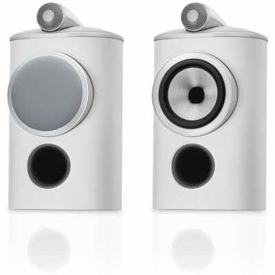 Bowers & Wilkins 805 D4 Studio-Grade Diamond Standmount Loudspeaker, White - Pair