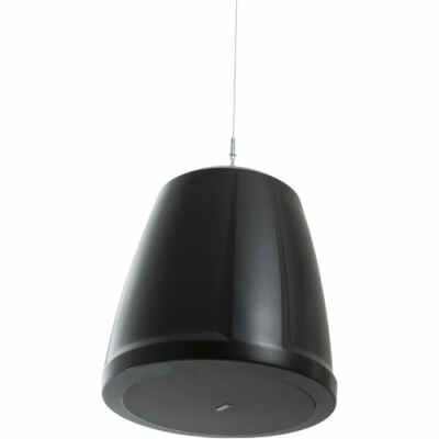 QSC AD-P4T AcousticDesign Series 4.5" 2-Way 30W Pendant-Mount Loudspeaker, Black - Single