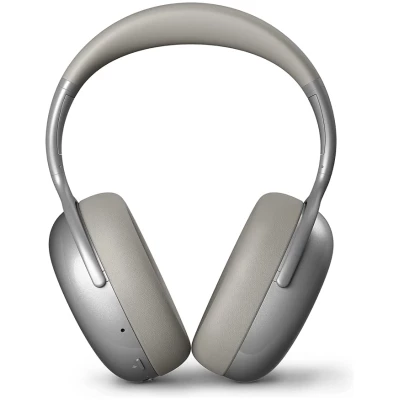 KEF Mu7 Small Noise Cancelling Wireless Headphones (Silver Grey)