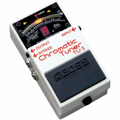 Boss TU-3 Chromatic Tuner, White