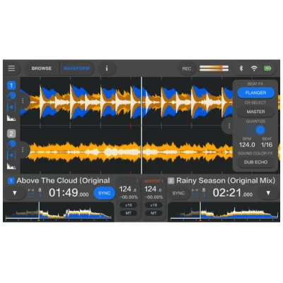 AlphaTheta OMNIS-DUO Portable Battery-Powered All-in-One DJ System with Bluetooth