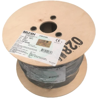 BELDEN 8760 06010000 Multi-Pair Cable, 1 Pair, 18 AWG, 16x30 Strands, Tinned Copper, Twisted Pair, PE Insulation, PVC Jacket BELDEN 8760 06010000 Multi-Pair Cable, 1 Pair, 18 AWG, 16x30 Strands, Tinned Copper, Twisted Pair, PE Insulation, PVC Jacket