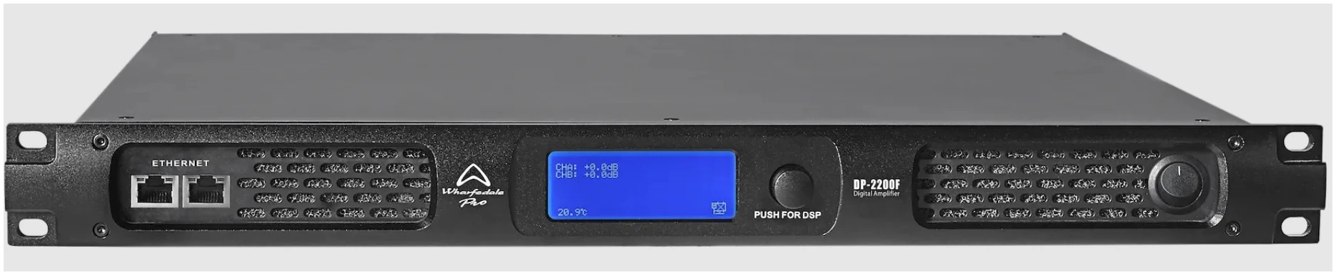 Wharfedale DP2200F Power Amplifier 1x9520W @ 100V/ 2x3400W @ 4Ohm / 2x2000W @ 8Ohm Wharfedale DP2200F Power Amplifier 1x9520W @ 100V/ 2x3400W @ 4Ohm / 2x2000W @ 8Ohm