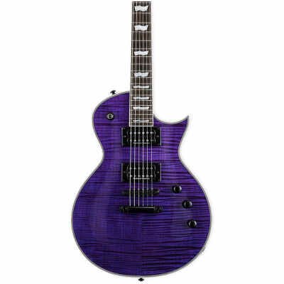 ESP LTD Deluxe Eclipse EC-1000, Flamed Maple Top, See Thru Purple Finish