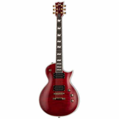 ESP LTD Deluxe Eclipse EC-1000 Traditional Series Flamed Maple See Thru Black Cherry Finish