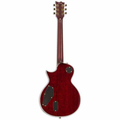 ESP LTD Deluxe Eclipse EC-1000 Traditional Series Flamed Maple See Thru Black Cherry Finish