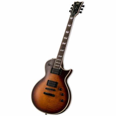 ESP LTD Deluxe Eclipse EC-1000 Traditional Series Flamed Maple Tobacco Sunburst Satin Finish