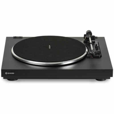 REKKORD Audio F110 Turntable Black (Black AT3600L)