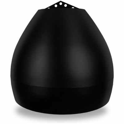 TruAudio BeatDrop commercial 70V/100V/8 ohm 8" Pendant Speaker with Gripple, Black