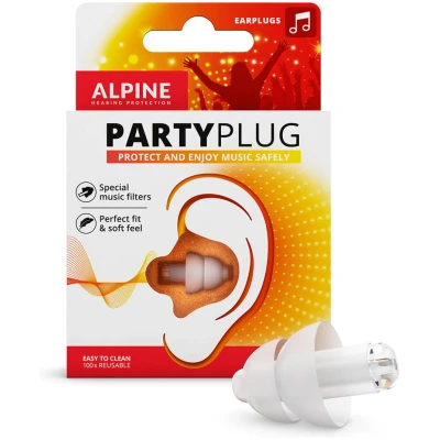 Alpine Hearing Protection PartyPlug Earplugs Transparent