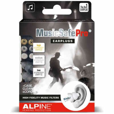 Alpine Hearing Protection MusicSafe Pro Earplugs (Transparent)