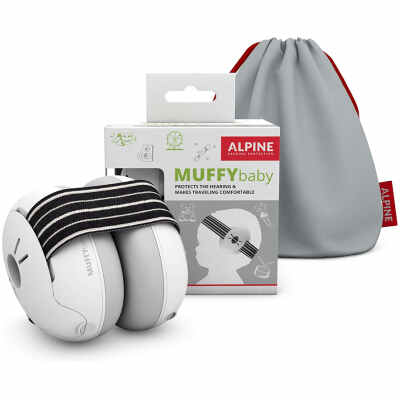 Alpine  Hearing Protection Baby Muffy Protection Headphones Black Color