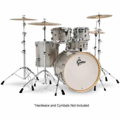 Gretsch Catalina Maple 5Pc 7x10, 8x12, 16x16, 18x22, 6x14 Silver Sparkle Finish (Hardware & Cymbals Not Included)