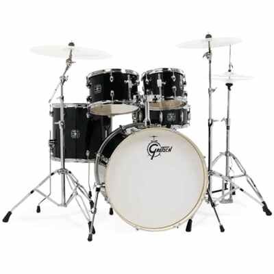 Gretsch GE4E825B Energy 22" 5pc Drum Kit w/Hardware - Black