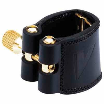 Vandoren LC27P Alto Saxophone Leather Ligature + Plastic Cap