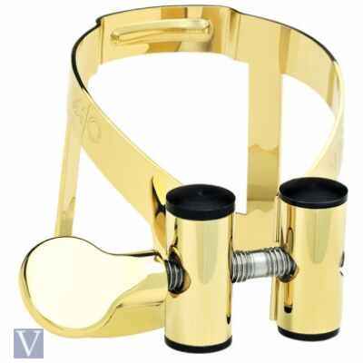 Vandoren LC51GP Bb Clarinet Gold Plated Ligature + Plastic Cap