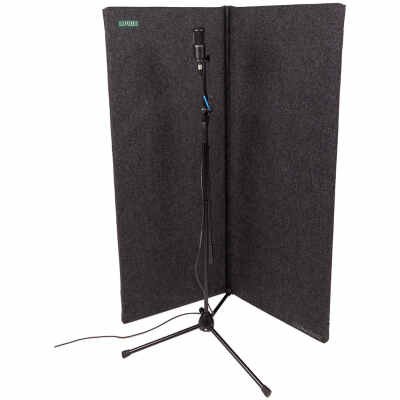 Clearsonic S2466x2 SORBER 2-Section Fabric-Hinged Free-Standing 48" Wide x 66" High x 1.6" Thick