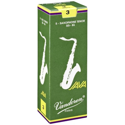 Vandoren SR273 Java Tenor Saxophone Reeds Strength 3 (Box of 5)