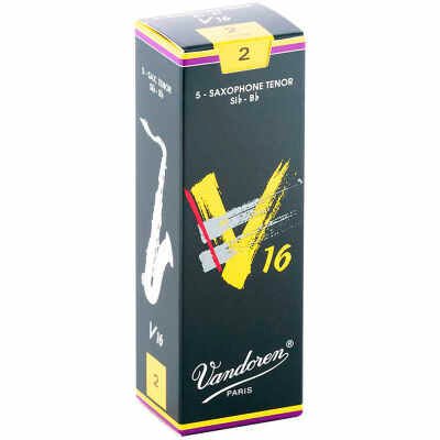 Vandoren SR722 V16 Tenor Saxophone Reeds Strength 2 (Box of 5)