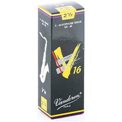 Vandoren SR7225 V16 Tenor Saxophone Reeds Strength 2.5 (Box of 5)