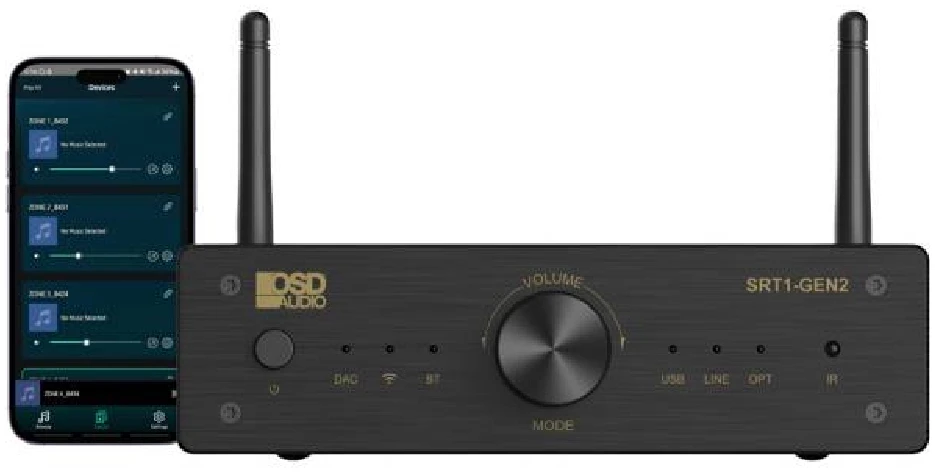 OSD Audio - SRT1 - WiFi/Bluetooth Streaming Pre-Amp w Remote OSD Audio - SRT1 - WiFi/Bluetooth Streaming Pre-Amp w Remote
