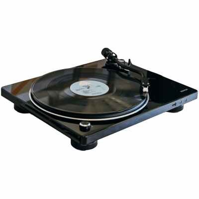 Denon DP450USBBKEM Stereo Turntable with USB - Black
