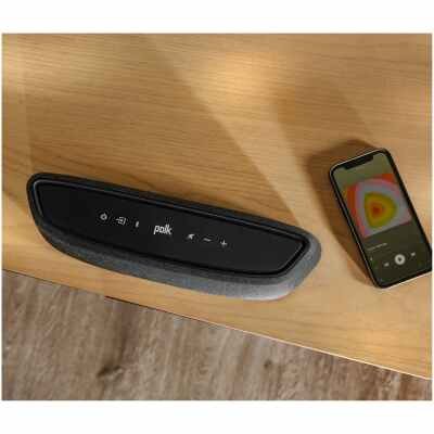 Polk Audio MAGMINIAX Ultra-compact Dolby Atmos Sound Bar with wireless Subwoofer - Black