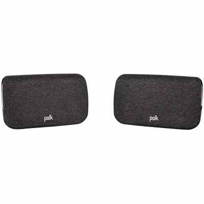 Polk Audio MAGSR2 Surrounds Wireless Surround Speakers for Select Sound Bars - Black