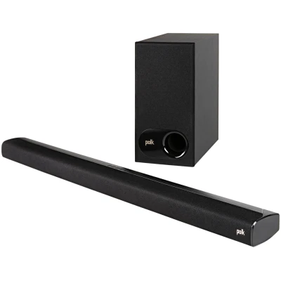 Polk Audio SIGNAS2 Sound Bar with wireless Subwoofer - Black