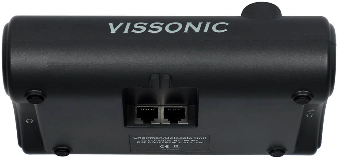 VISSONIC VISDCCT Full Digital Wired Discussion Chairman/Delegate Unit VISSONIC VISDCCT Full Digital Wired Discussion Chairman/Delegate Unit