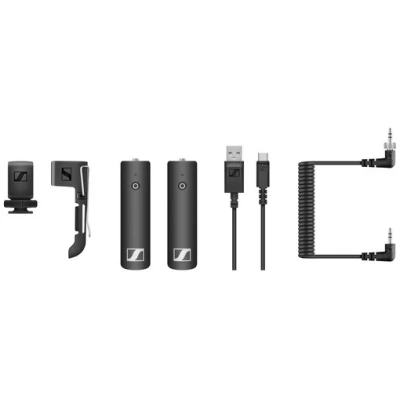 Sennheiser XSW-D PORTABLE BASE SET Digital Camera-Mount Wireless Bodypack Microphone System with No Mic (2.4 GHz)