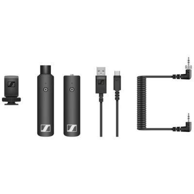 Sennheiser XSW-D PORTABLE INTERVIEW SET Digital Camera-Mount Wireless Plug-On Microphone System with No Mic (2.4 GHz)