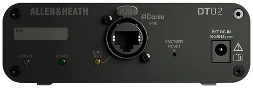 Allen & Heath DT02-X Dante Output Interface with Power Supply Allen & Heath DT02-X Dante Output Interface with Power Supply