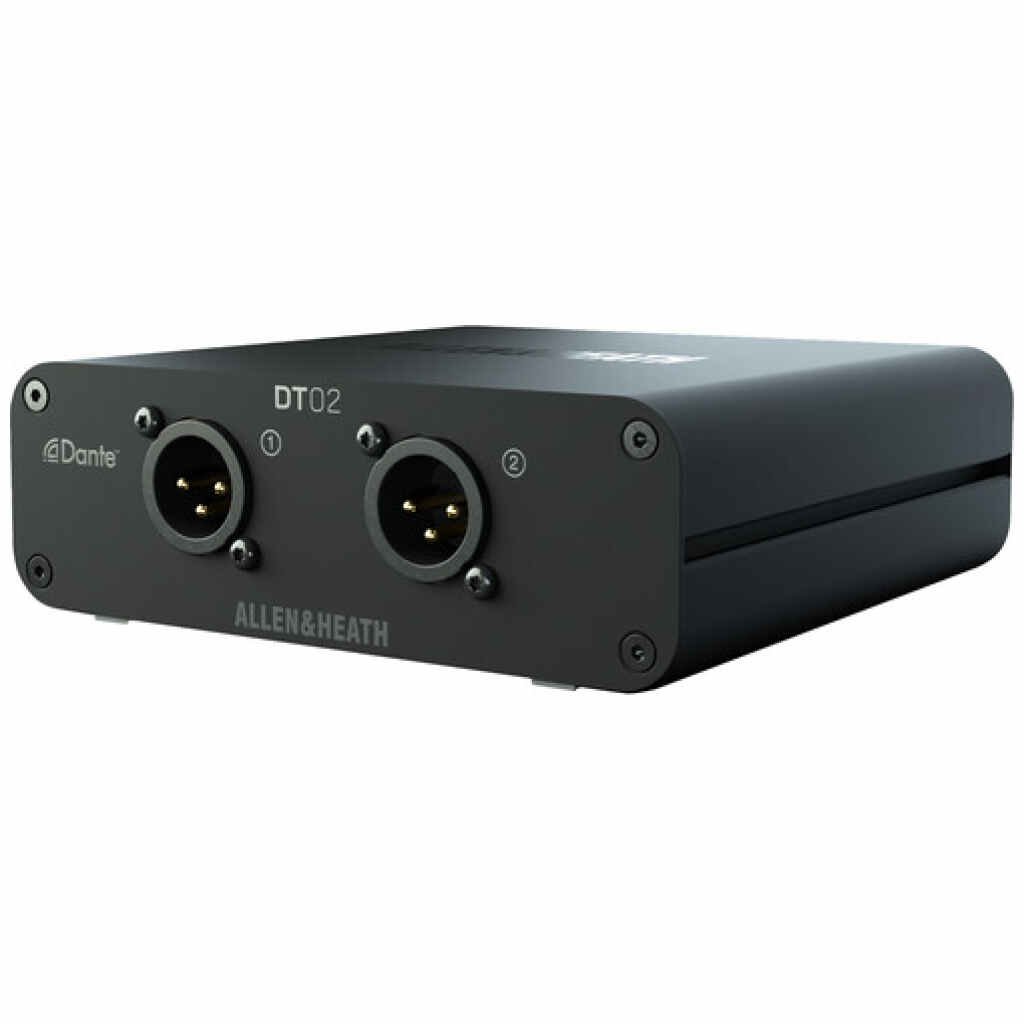 Allen & Heath DT02-X Dante Output Interface with Power Supply