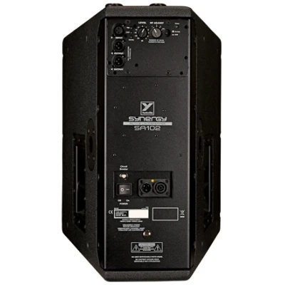 Yorkville Sound SA102 2400W Synergy Array Powered Speaker with 10"Woofer/4-Diaphragm Voice Coil,1-HF Driver(Black)