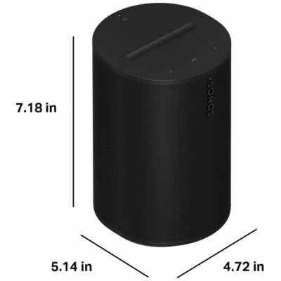 Sonos Era 100 - Smart Speaker with WiFi, Bluetooth, compatible with Amazon Alexa - Black