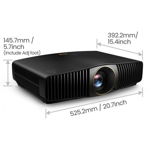 BenQ W5800 2600-Lumen UHD 4K Laser DLP Home Cinema Projector BenQ W5800 2600-Lumen UHD 4K Laser DLP Home Cinema Projector