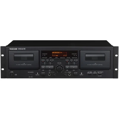 Tascam 202MKVII Double Cassette Deck with USB Port