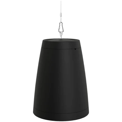 OSD Audio Nero Arc 4 Professional Hanging Pendant Speaker 60W, 4" Graphite Cone / .75 Silk Dome Tweeter, for Home or Commercial Applications, Safety Cable Suspension, Hardware Included (Black)