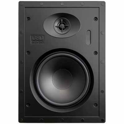 OSD Audio T61 6.5-Inch in-Wall Speakers with a 1/2-Inch Soild Soft Dome Tweeter Pair, Black