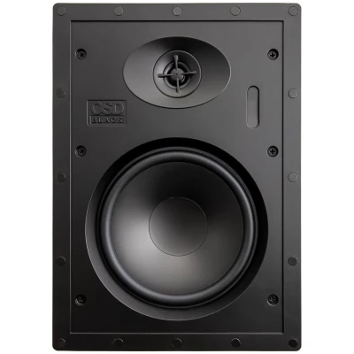 OSD Audio T61 6.5-Inch in-Wall Speakers with a 1/2-Inch Soild Soft Dome Tweeter Pair, Black OSD Audio T61 6.5-Inch in-Wall Speakers with a 1/2-Inch Soild Soft Dome Tweeter Pair, Black