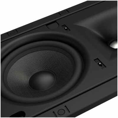 OSD Audio IWLCR 55 Nero Dual 5.25" in Wall LCR Speaker 160W, 1" Aluminum Horn Tweeter, Single