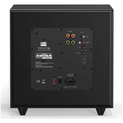 OSD Audio Trevoce 12 EQ 12" Triple Driver Active Subwoofer 800W, Native EQ 15Hz Bass Response, Faux Leather Finish OSD Audio Trevoce 12 EQ 12" Triple Driver Active Subwoofer 800W, Native EQ 15Hz Bass Response, Faux Leather Finish