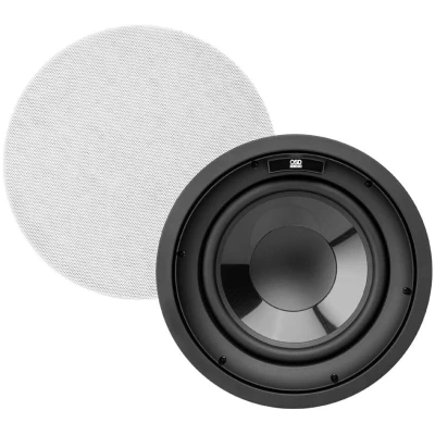 OSD Audio KIT-R10 10" in Ceiling Subwoofer w/Long Excursion Graphite Woofer, 200W w/in Ceiling Bracket