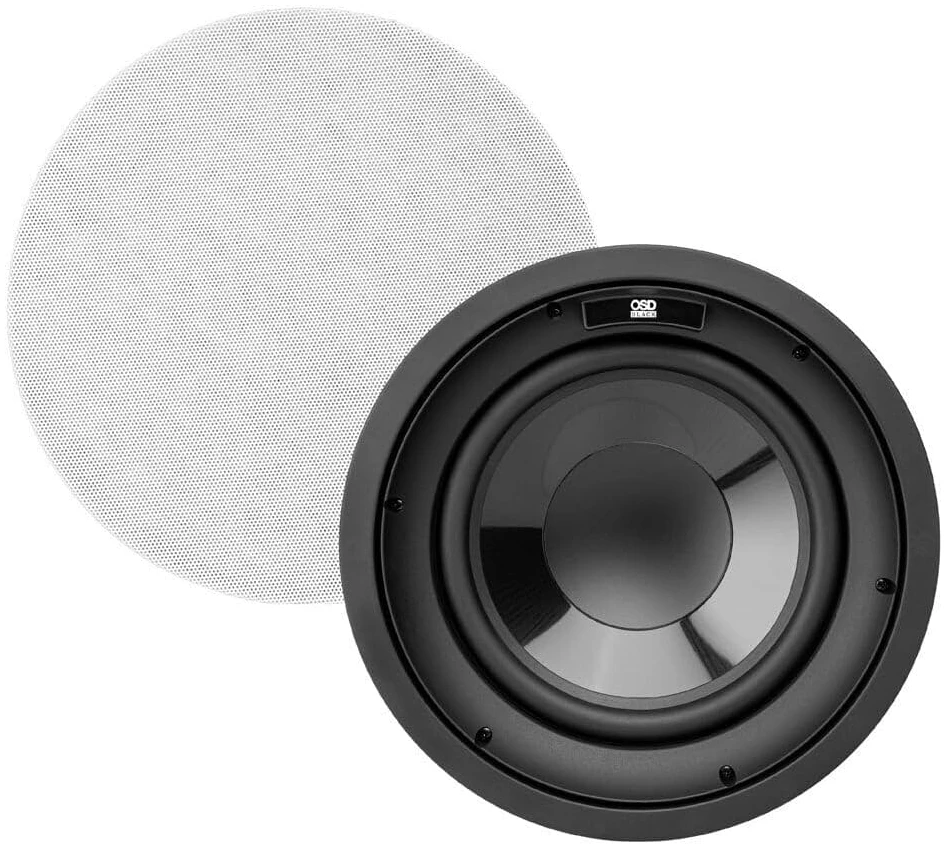 OSD Audio KIT-R10 10" in Ceiling Subwoofer w/Long Excursion Graphite Woofer, 200W w/in Ceiling Bracket OSD Audio KIT-R10 10" in Ceiling Subwoofer w/Long Excursion Graphite Woofer, 200W w/in Ceiling Bracket
