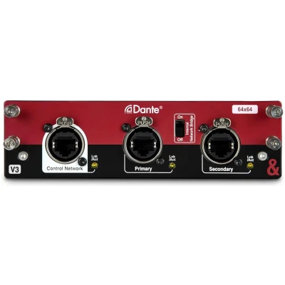 Allen & Heath Dante 64x64 Audio Networking Card for dLive and Avantis Mixers
