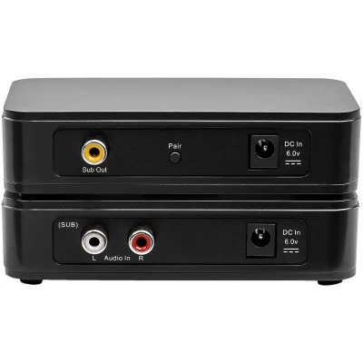 OSD Audio NERO-WSA Wireless 5.8G Subwoofer Transmitter/Receiver Kit Dual Source, Diversity Antennas and Brackets