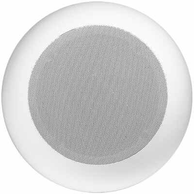 OSD Audio Sphere 6.5" Indoor Hanging Pendant Speaker (Single White) Reinforced Cable Suspension 70V and 8 Ohm